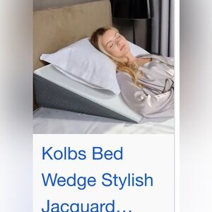Bed Wedge  Kolbs Pillow - Gray